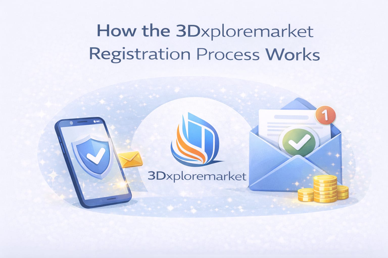 How the 3Dxploremarket Registration Process Works!